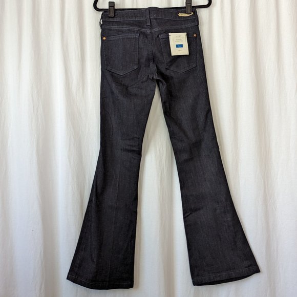 Anthropologie Pilcro and the Letterpress Dark Wash Flare Jeans Size 27 - Picture 9 of 13